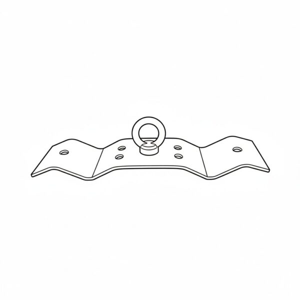 Corrugated Roof Bracket With Eyebolt Ss 316