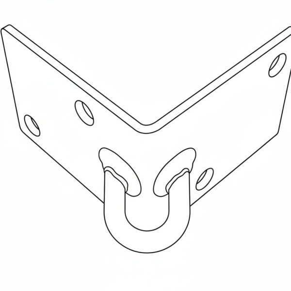 External Corner Bracket Galvanised Cb-Ex100 100mm