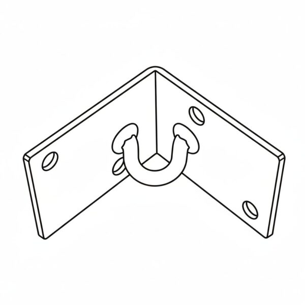 Internal Corner Bracket Galvanised Cb-IN100 100mm